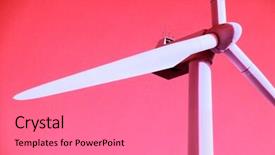  Presentation with rotor - Audience pleasing PPT layouts consisting of technical source - wind mill rotor backdrop and a  colored foreground