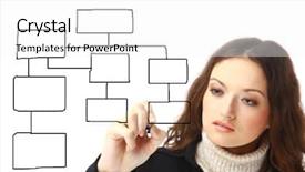  Presentation with business plan - Audience pleasing PPT layouts consisting of technical writing - business woman designing a plan backdrop and a white colored foreground