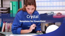  Presentation with workshop - Audience pleasing theme consisting of technical writing - professional workshop backdrop and a ocean colored foreground