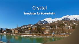  Presentation with triumph arch in innsbruck austria - Beautiful presentation featuring church technogoly - funicular in innsbruck austria backdrop and a  colored foreground