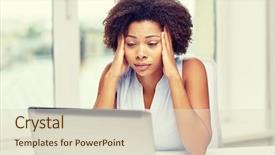  Presentation with technological disaster - Slide deck enhanced with technological disaster - education business fail and technology background and a lemonade colored foreground