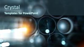  Presentation with industrial - Beautiful slide set featuring technological-industrial-abstract-background-mixed backdrop and a ocean colored foreground