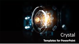  Presentation with industrial - Audience pleasing slide set consisting of technological-industrial-abstract-background-mixed backdrop and a black colored foreground