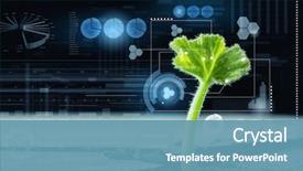  Presentation with new technology - Amazing theme having technology - modern technologies for new life backdrop and a teal colored foreground