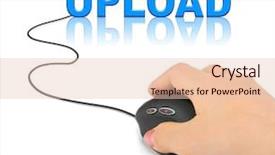  Presentation with download - Cool new slides with technology 3d technology free download - hand with computer mouse backdrop and a lemonade colored foreground