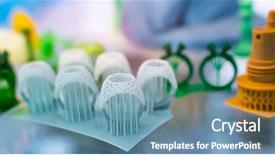  Presentation with revolution - Audience pleasing presentation theme consisting of technology 4 0 industrial revolution backdrop and a teal colored foreground