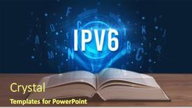  Presentation with open book - Slide set enhanced with technology-abbreviation-coming-out background and a tawny brown colored foreground