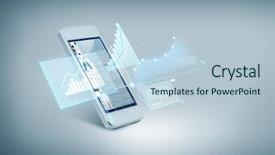  Presentation with electronics white - Audience pleasing PPT theme consisting of technology and electronics concept - white backdrop and a light blue colored foreground