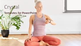  Presentation with technology mental health - Presentation featuring technology-and-healthy-lifestyle-concept background and a lemonade colored foreground