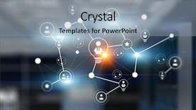  Presentation with hud - PPT layouts consisting of technology and hud concept mixed background and a light gray colored foreground