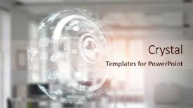  Presentation with hud - Audience pleasing slides consisting of technology and hud concept mixed backdrop and a lemonade colored foreground