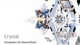  Presentation with innovation - Presentation design with technology-and-innovation-concept-mixed background and a white colored foreground