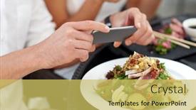  Presentation with food technology - Amazing PPT layouts having technology-and-people-and-concept backdrop and a yellow colored foreground