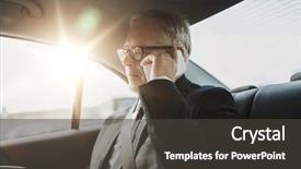  Presentation with car business - Presentation design enhanced with technology and people concept - senior background and a dark gray colored foreground