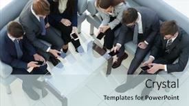  Presentation with phone addiction - Beautiful slides featuring technology and phone addiction concept backdrop and a lemonade colored foreground