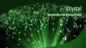  Presentation with green technology - Cool new presentation theme with technology background bunch of green backdrop and a forest green colored foreground