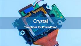  Presentation with ccd camera - Beautiful PPT theme featuring technology circuit video background - ccd sensors from the modern backdrop and a teal colored foreground