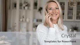  Presentation with communication - Slide set having technology-communication-and-people-concept background and a light gray colored foreground