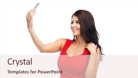  Presentation with transport and future technology concept - Cool new PPT layouts with technology concept - beautiful sexy woman backdrop and a lemonade colored foreground