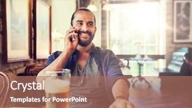  Presentation with communication - Audience pleasing presentation theme consisting of  backdrop and a  colored foreground