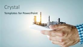  Presentation with ecology - Presentation enhanced with technology-ecology-concept-mixed-media background and a lemonade colored foreground