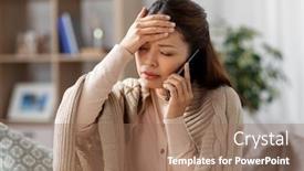  Presentation with technology health - Audience pleasing slide set consisting of technology-health-and-cold-concept backdrop and a coral colored foreground