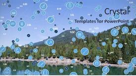  Presentation with animated technology - Cool new slide deck with technology icons against trees growing backdrop and a light blue colored foreground