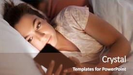  Presentation with internet addiction - Slide deck with technology internet addiction and cheat background and a tawny brown colored foreground