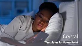  Presentation with internet communication - Beautiful PPT layouts featuring technology-internet-communication-and-people backdrop and a gray colored foreground