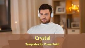  Presentation with computer music - Audience pleasing PPT layouts consisting of technology internet and people concept backdrop and a  colored foreground