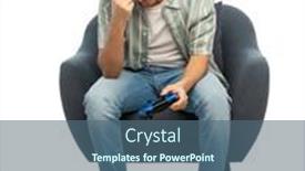  Presentation with video background - Presentation featuring technology-people-and-leisure-concept background and a ocean colored foreground