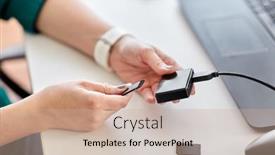  Presentation with computer memory - Presentation enhanced with technology-post-production-and-vlog background and a coral colored foreground