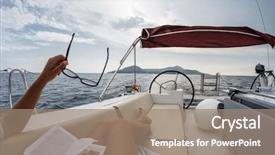  Presentation with child girl reading a book - Colorful presentation enhanced with technology relaxation vacations and transportation backdrop and a coral colored foreground