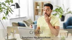  Presentation with indian tea - Beautiful slide deck featuring technology-remote-job-and-lifestyle backdrop and a coral colored foreground