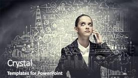  Presentation with upset - PPT theme consisting of financial market law concept with background and a yellow colored foreground.