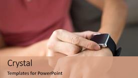  Presentation with technology - Audience pleasing PPT theme consisting of technology time and people concept backdrop and a coral colored foreground