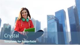  Presentation with singapore tourism - Presentation design consisting of podcast asia - technology travel tourism music background and a ocean colored foreground