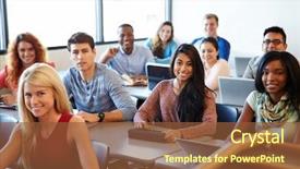  Presentation with digital university - Audience pleasing theme consisting of 2018 goalslist in notebook backdrop and a light gray colored foreground.