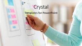  Presentation with flip chart - Amazing PPT layouts having technology user interface design backdrop and a lemonade colored foreground