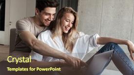  Presentation with happy birthday for husband - Cool new PPT theme with techology - photo of young excited surprised backdrop and a tawny brown colored foreground