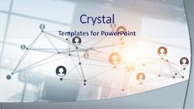  Presentation with connection - Colorful slide set enhanced with tecnology introdution - connection technologies for business mixed backdrop and a lemonade colored foreground