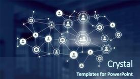  Presentation with connection - Amazing slide set having tecnology introdution - connection technologies for business mixed backdrop and a  colored foreground