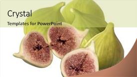  Presentation with whole grain flour - Cool new presentation theme with ted - figs whole and sliced backdrop and a  colored foreground