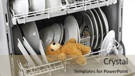  Presentation with teddy bear - Slides consisting of teddy bear should never put background and a coral colored foreground