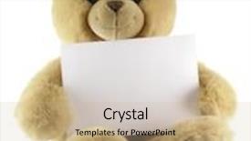  Presentation with white sheet - Amazing presentation theme having blank sheet isolated over white backdrop and a soft green colored foreground