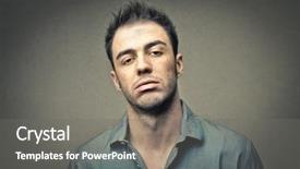  Presentation with tired - Audience pleasing slide deck consisting of tedium - portrait of tired man backdrop and a gray colored foreground