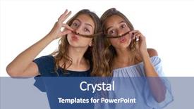  Presentation with teen girls - Audience pleasing slides consisting of teen best friends girls having backdrop and a  colored foreground