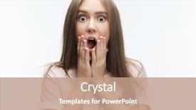  Presentation with swimming beautiful girl swims underwater - Cool new slide set with teen fashion show - beautiful girl surprised and shocked backdrop and a coral colored foreground