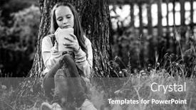  Presentation with dairy - Amazing PPT theme having teen-girl-writing backdrop and a gray colored foreground