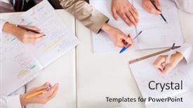  Presentation with teacher and students - Slide deck consisting of overhead view of teacher tutoring background and a lemonade colored foreground